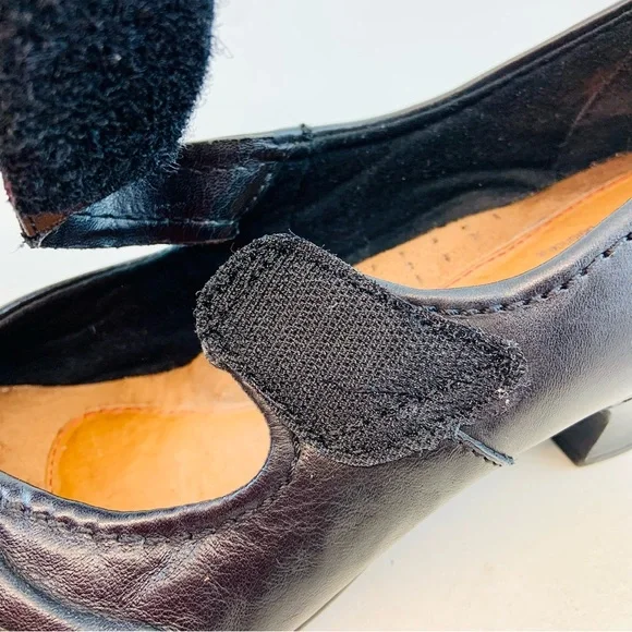 Cobb Hill New Balance Black Sadie Ruche Pleated Mary Jane Heels, size 10 M - Picture 5 of 12